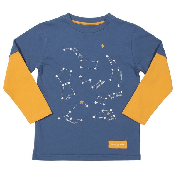 Shirt langarm mit Druck "Sternbilder" statt 25,95€ jetzt nur