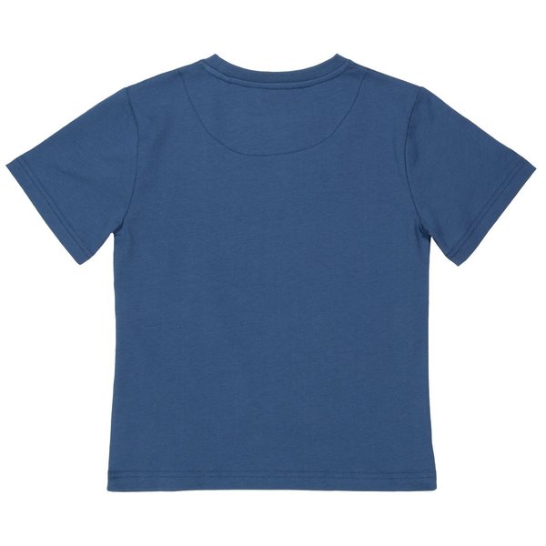 Kite Clothing, T-Shirt aus Bio-Baumwolle, navy mit Druck "Welt-Umsegelung", statt 22,95€ jetzt nur