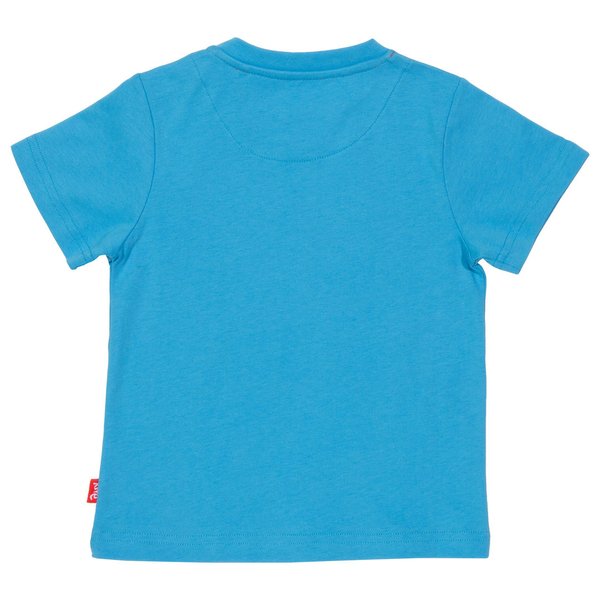 Kite Clothing, T-Shirt aus Bio-Baumwolle, azurblau mit "Wal-Applikation", statt 22,95€ nur