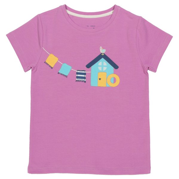 Kite Clothing, Mädchen T-Shirt , rosa mit Applikation Strandtag, statt 22,95€ nur
