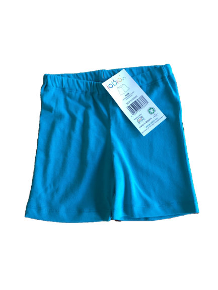 Popolini Shorts aus 100% Bio-Baumwolle, Farbe türkis, Abverkauf Gr.62/68