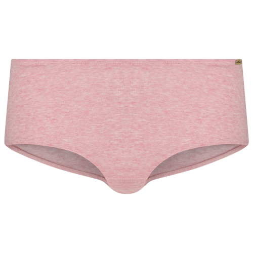 Panty aus 92% Bio-Baumwolle u. 8% Elasthan von Comazo, Farbe rosa-melange
