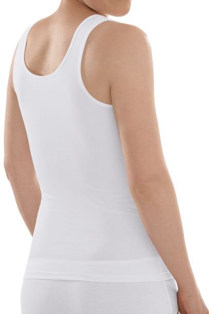 Comazo Unterhemd Achselträger aus 92% Bio-Baumwolle u. 8% Elasthan, Farbe weiß