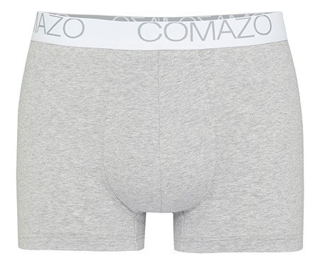 Comazo, Fairtrade Pants aus 92% Bio-Baumwolle u. 8% Elasthan, Farbe grau melange