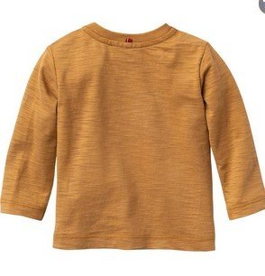 People Wear Organic, Langarm-Shirt, Bio-Baumwolle, karamell mit Print Bär, statt 12,95€ nur